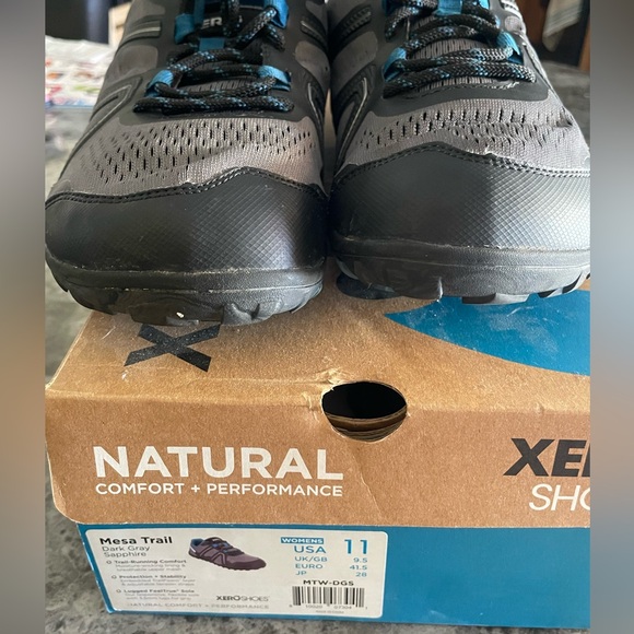 Mesa trail dark gray sapphire barefoot xero shoes - Picture 3 of 11